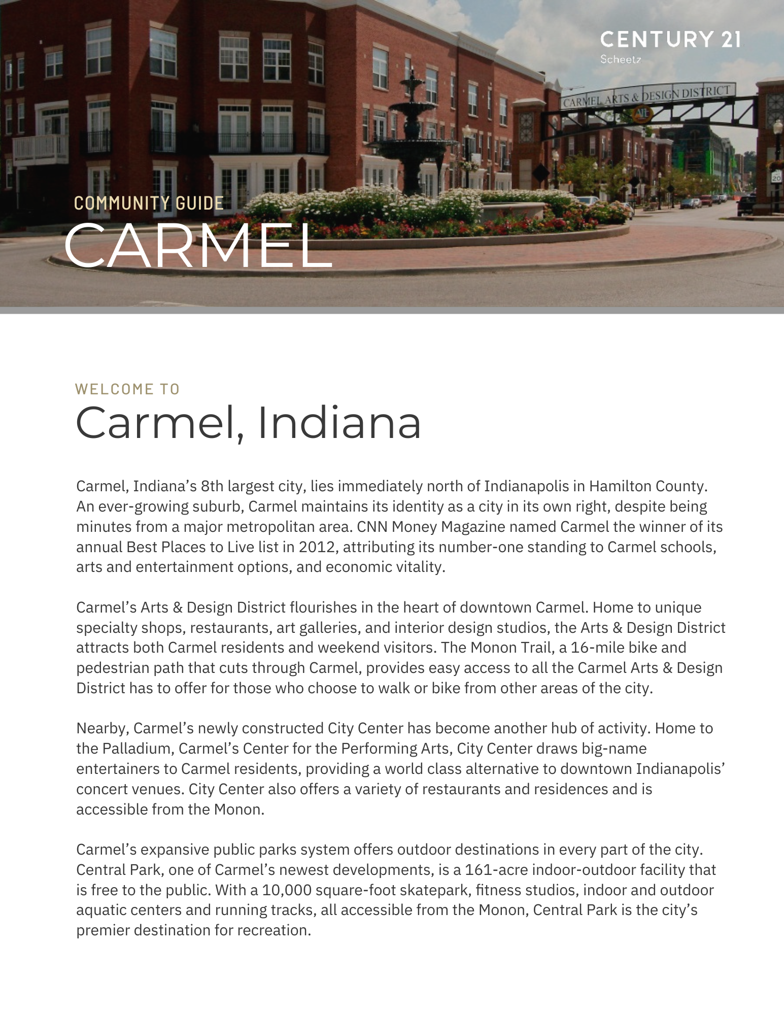 Carmel Indiana City Guide